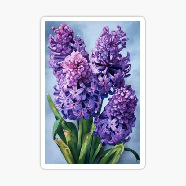 Aperçu de l'œuvre Purple Hyacinth  créée et vendue par Vanover Designs.