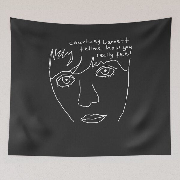 Item preview, Tell Me How You Really Feel Red Tee Line Drawing designed and sold by TeresaSm.