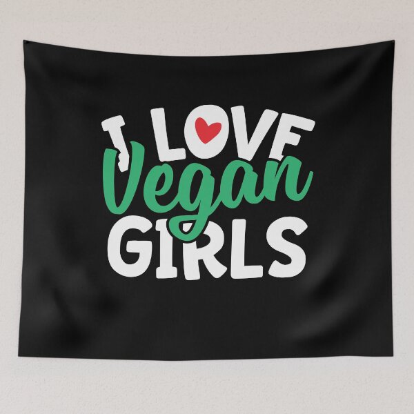 Item preview, I love vegan girls designed and sold by EB-designs.