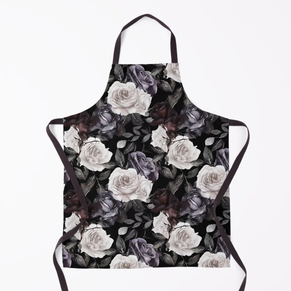 Item preview, Classic Watercolor Black Roses Seamless Pattern designed and sold by heringa.