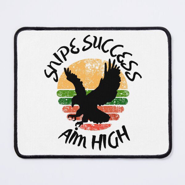 Item preview, Aim High: Eagle Success Sniping Opportunity Achievement Nature Predator designed and sold by DigiNook.