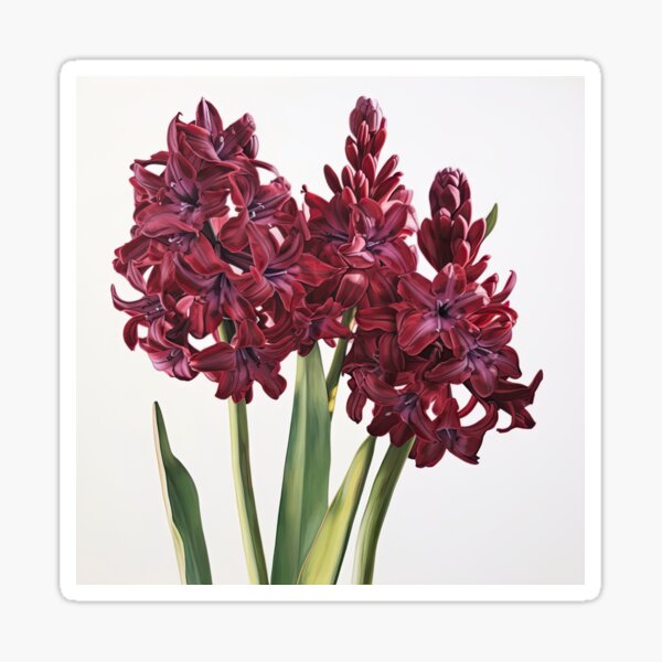 Aperçu de l'œuvre Burgundy Hyacinth  créée et vendue par Vanover Designs.