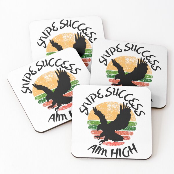 Item preview, Aim High: Eagle Success Sniping Opportunity Achievement Nature Predator  designed and sold by DigiNook.