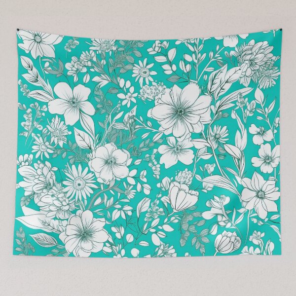 Item preview, Vintage Blue Blossom designed and sold by SweetRepeat.