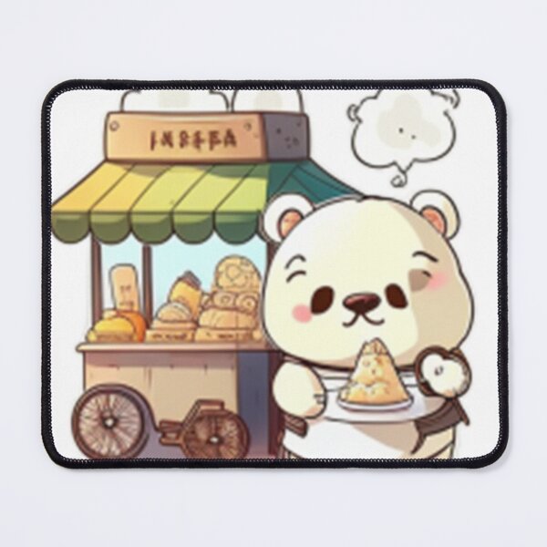 Item preview, Bear and its dessert cart designed and sold by 安 娜.