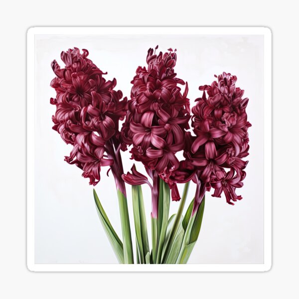 Aperçu de l'œuvre Burgundy Hyacinth  créée et vendue par Vanover Designs.