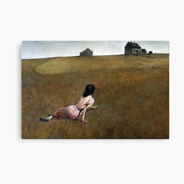 Christina's World - Andrew Wyeth Canvas Print