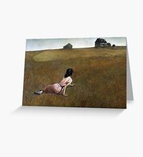 Christinas Welt - Andrew Wyeth Grußkarte