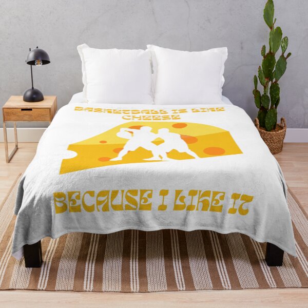 Item preview, Basketball is like cheese, because I like it designed and sold by Laugh-Lines.