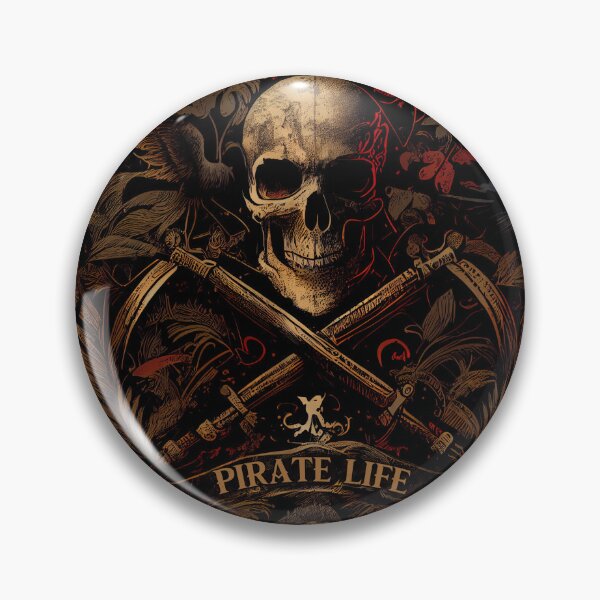 Item preview, Pirate Flag Skull Bones Jolly Roger Graphic designed and sold by SpookshowDesign.