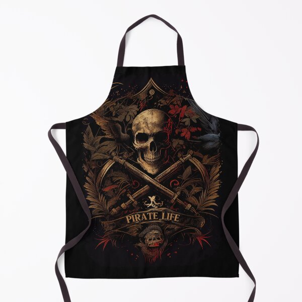 Item preview, Pirate Flag Skull Bones Jolly Roger Graphic designed and sold by SpookshowDesign.