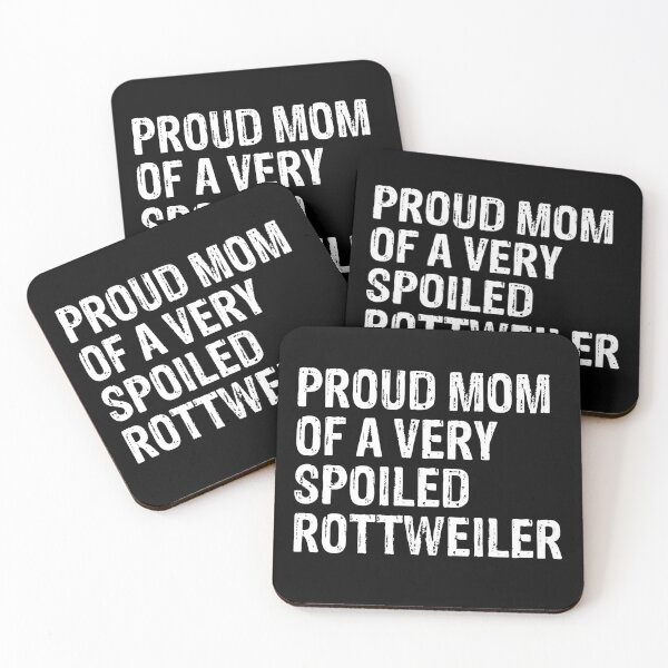 Item preview, Proud Mom of Very Spoiled Rottweiler Gift  designed and sold by Guarddogdrive.