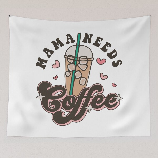 Item preview, Mama Needs Coffee - Funny Vintage designed and sold by printify.