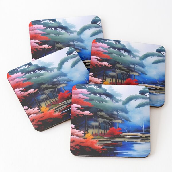 Artikelvorschau, Japanese forest and lake scene entworfen und verkauft von brandway.