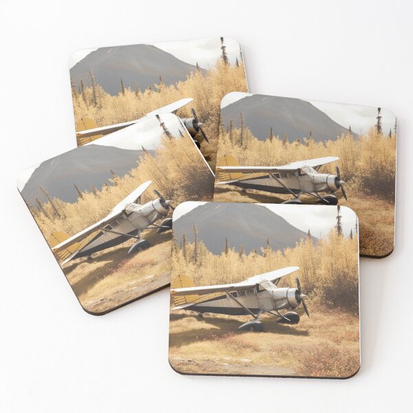 Item preview, Old Propeller Airplane in a Northern Wilderness, AI Generated designed and sold by AirbornePrints.
