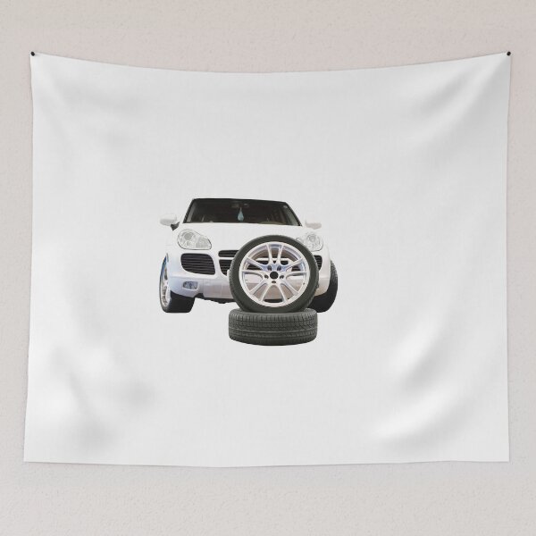 Item preview, Car aluminum wheel and 4x4 suv isolated on white designed and sold by goceris.