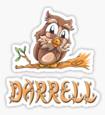 Darrell Owl Sticker