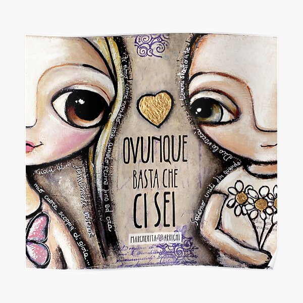 Child Lovers with big eyes Poster