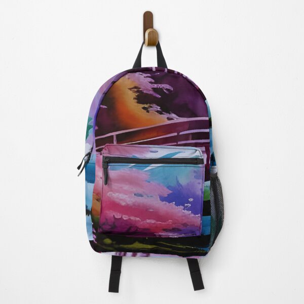Item preview, Colorful Japanese water landscape designed and sold by brandway.