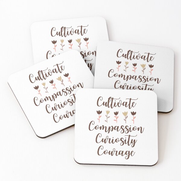 Item preview, Cultivate Compassion Curiosity Courage designed and sold by SpeakLifeHQ.