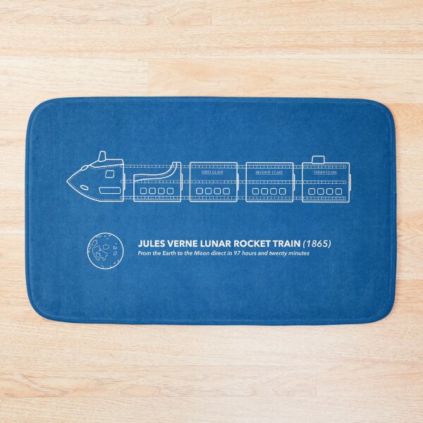 Item preview, Jules Verne Lunar Rocket Train Blueprint designed and sold by WayneBrant.