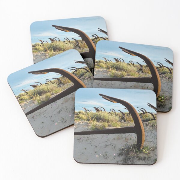 Item preview, Anchors and sunset in Barril beach designed and sold by AngeloDeVal.