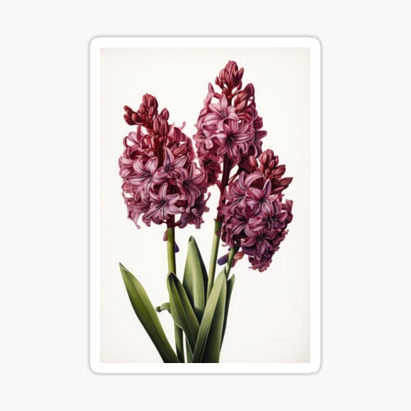 Aperçu de l'œuvre Burgundy Hyacinth  créée et vendue par Vanover Designs.
