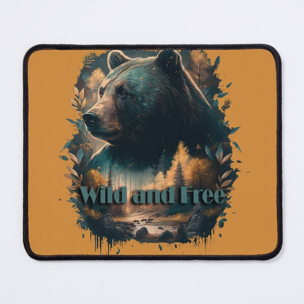 Item preview, Wild and Free A Grizzly Bear in Its Natural Habitat  designed and sold by DigitalArt BoutiqueRS.