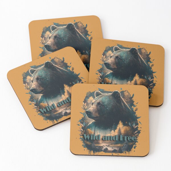 Item preview, Wild and Free A Grizzly Bear in Its Natural Habitat  designed and sold by DigitalArt BoutiqueRS.