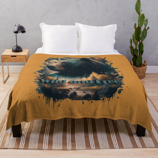 Item preview, Wild and Free A Grizzly Bear in Its Natural Habitat designed and sold by DigitalArt BoutiqueRS.