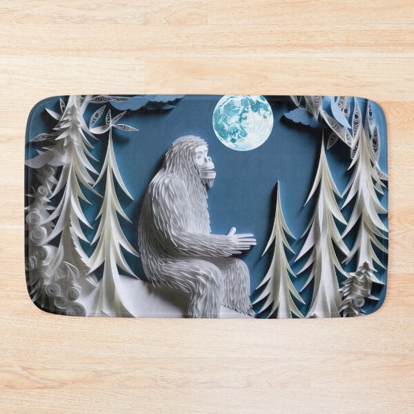 Item preview, Paper Quilled Sasquatch Moon designed and sold by Matt's Artificial Nature.
