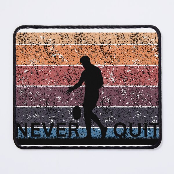 Item preview, NEVER QUIT - RUGBY/RUGGER designed and sold by Creative-Toucan.
