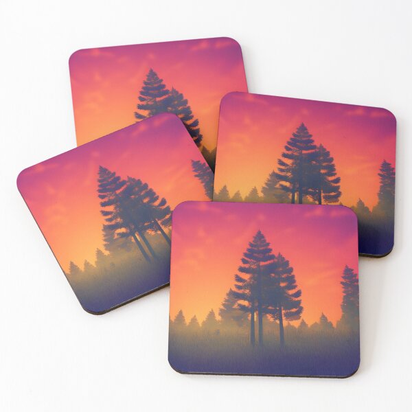 Item preview, Lonely trees at sunset designed and sold by brandway.