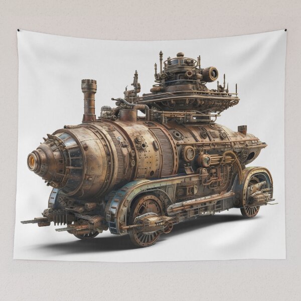 Item preview, The SteamPunk Express: Riding the Winds of Innovation designed and sold by kennyferg.