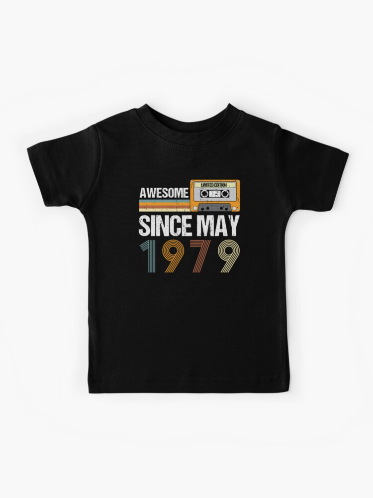 Retro May 1979 Tshirt 40th Birthday Gift 40 Years Old Tee Retro May 1979 Tshirt 40th Birthday Gift 40 Years Old Tee