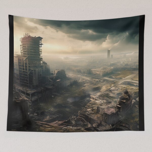 Item preview, Desolate Cityscape designed and sold by CreationP.