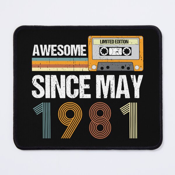 Item preview, Awesome Since May 1981 | Made In 1981 | Vintage May 1981 designed and sold by AMINE ★★★★★.