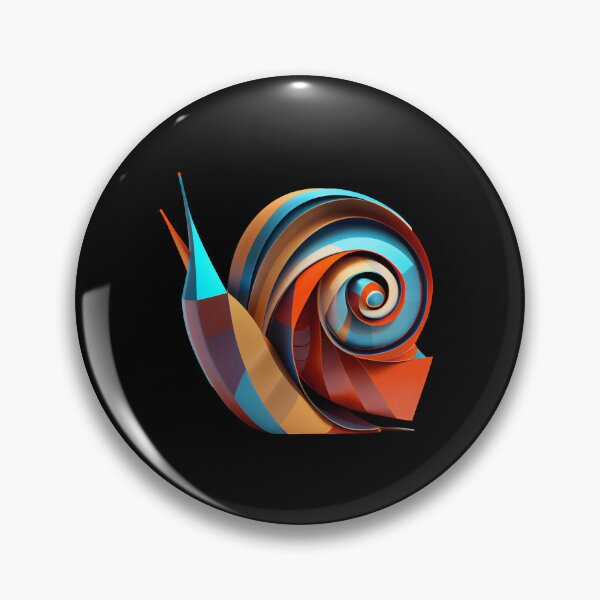 Item preview, Abstract Snail Art: A Colorful Twist on Wildlife Imagery designed and sold by FiveIntentions.