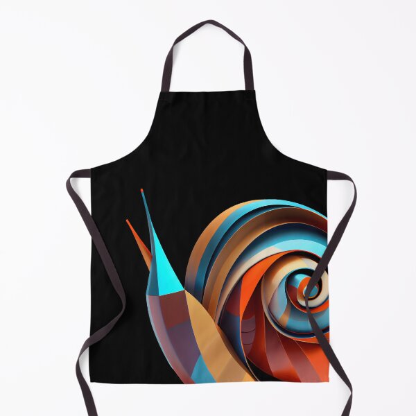 Item preview, Abstract Snail Art: A Colorful Twist on Wildlife Imagery designed and sold by FiveIntentions.