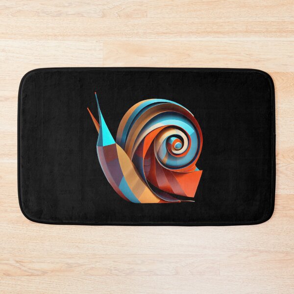 Item preview, Abstract Snail Art: A Colorful Twist on Wildlife Imagery designed and sold by FiveIntentions.