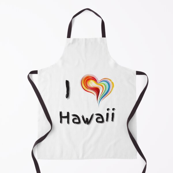 Item preview, I Love Hawaii with a Colorful Swirling Heart designed and sold by Expressive Vision.