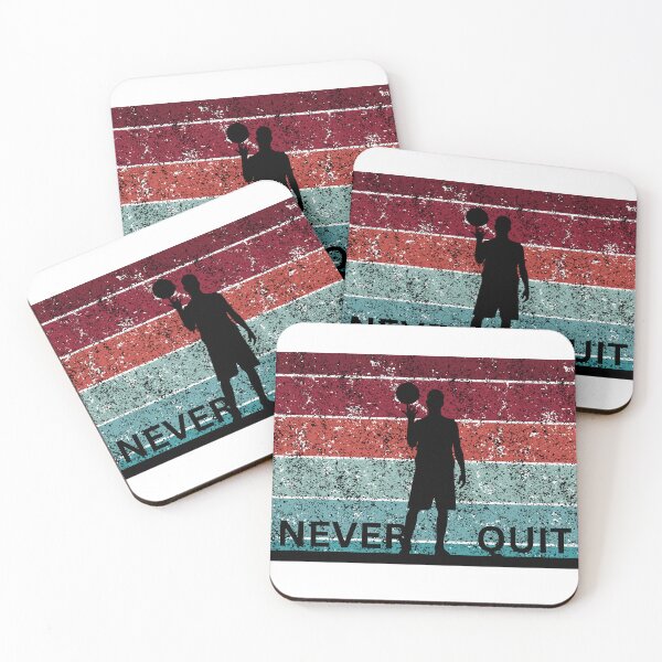 Item preview, NEVER QUIT - BASKETBALL designed and sold by Creative-Toucan.