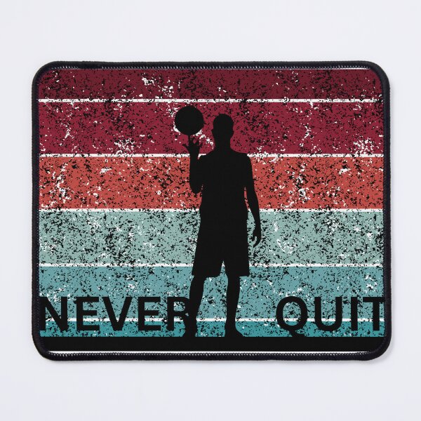 Item preview, NEVER QUIT - BASKETBALL designed and sold by Creative-Toucan.