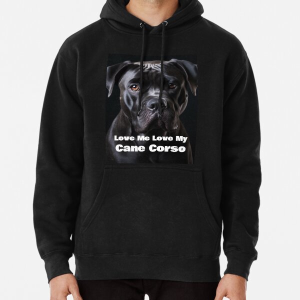 Love Me Dog Hoodie - Black