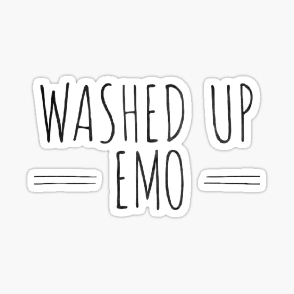 Verwaschen Emo Sticker