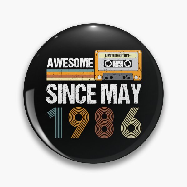 Item preview, Awesome Since May 1986 | Made In 1986 | Vintage May 1986 designed and sold by AMINE  ★★★★★.