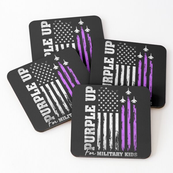 Item preview, Purple Up For Military Kids Military Child American Flag Air Force designed and sold by RosannaArt.