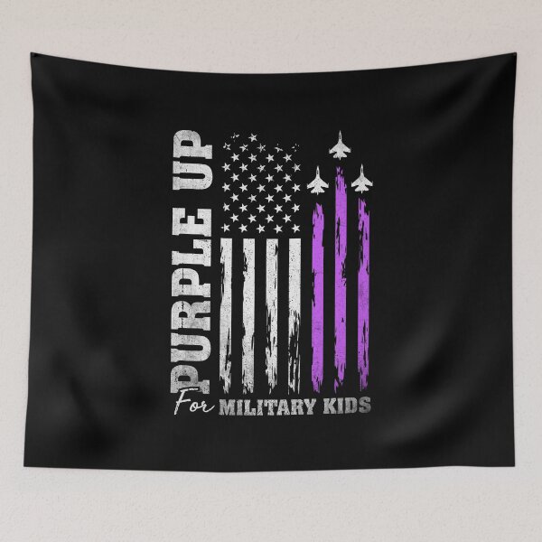 Item preview, Purple Up For Military Kids Military Child American Flag Air Force designed and sold by RosannaArt.