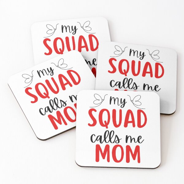 Item preview, My Squad calls me Mom designed and sold by derrslogcabin.