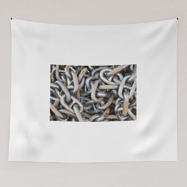 Item preview, Rusty chains close detail background designed and sold by goceris.